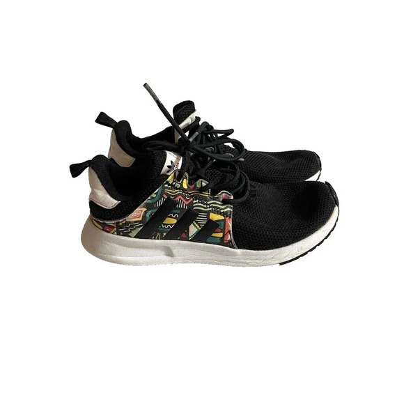 Adidas Shoes Youth 2.5 X_PLR Sneaker Black Mesh Lace Up Comfort Low Top YM029004 - Picture 1 of 11